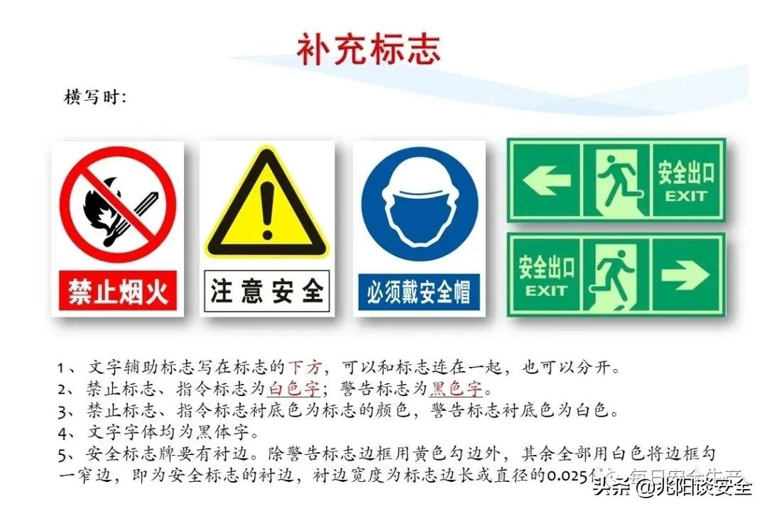 安全标志分类有补充标志吗,安全标志从内容上分为哪几类