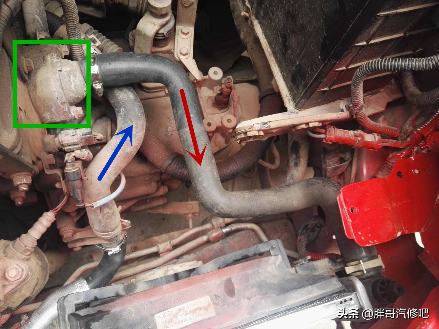 汽车冷却系统排气操作教程,胖哥教车