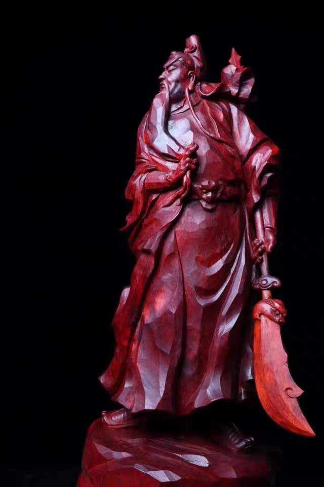 木雕师麾下的武圣《关羽》睁眼可吓退百万大军