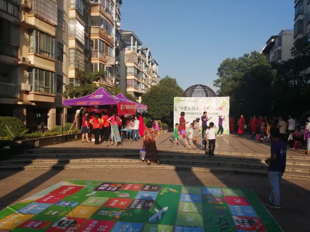 分类在指尖，文明在心间，新建区时代名居小区垃圾分类宣传活动