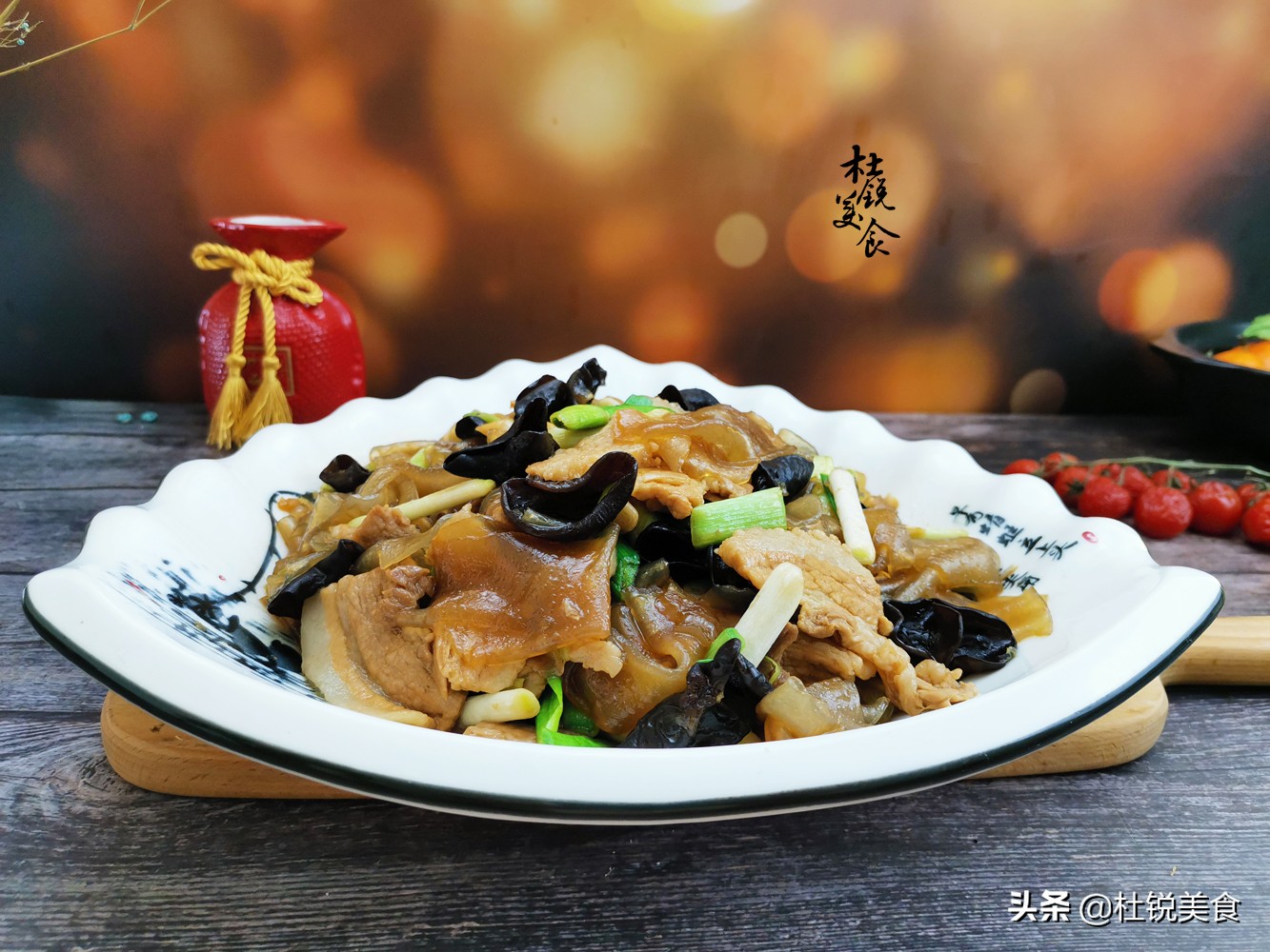 消耗囤菜,3天不吃就馋的粉皮做法,多加1步,粉皮利索还不粘