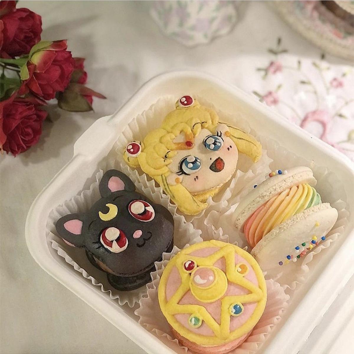 动画马卡龙造型,马卡龙动漫特效