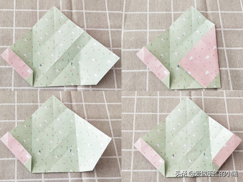 当爱心遇上百合折纸视频教程,百合花朵折纸步骤图解