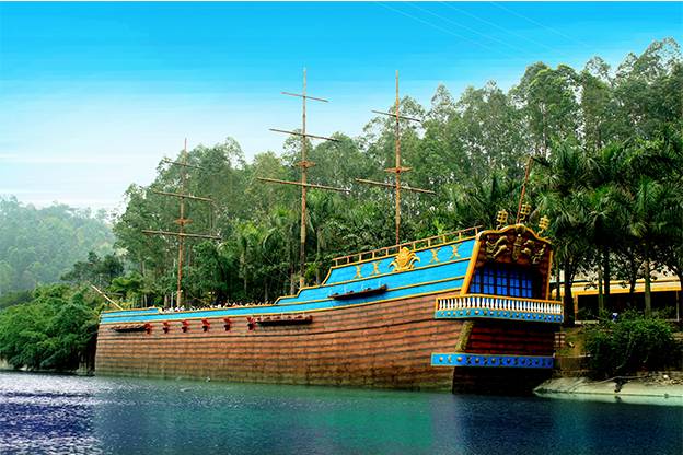 隐贤山庄迪士尼,东莞隐贤山庄旅游风景区住宿