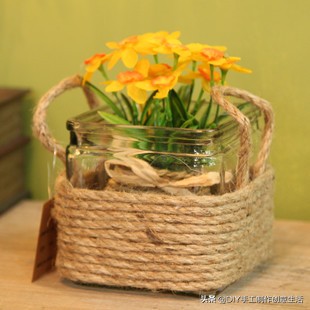 麻绳用于手工制作也是很嗨的,附手工制作教程