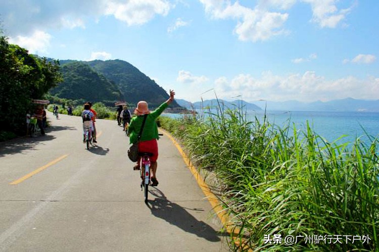 扬帆乘风破浪游艇出海小鼓浪屿较场尾杨梅坑骑行寻找美人鱼