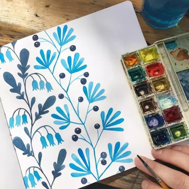 手残党零基础画,纹理画教程初学者