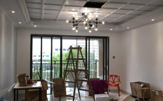 普通装修吊顶刷乳胶漆的效果,墙顶刷乳胶漆效果