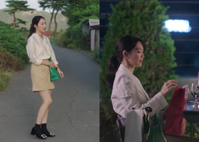 不愧是韩剧一姐，申敏儿《海岸村》爱马仕包、卡地亚、RV轮着晒