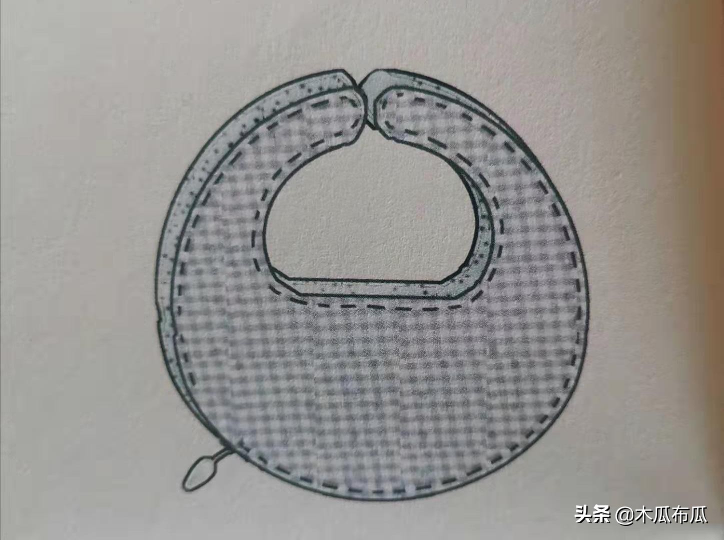 纯手工制作婴幼儿口水巾,自制宝宝口水巾的做法