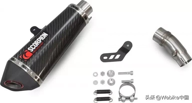 川崎ninja400原装排气管多少钱,川崎z400排气管为啥做得那么细