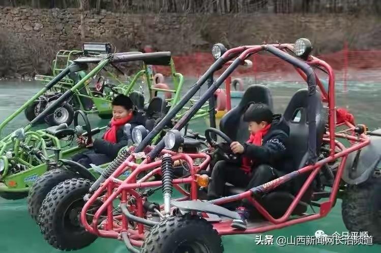 山西通天峡景区冬季旅游,这不是冰岛是山西通天峡