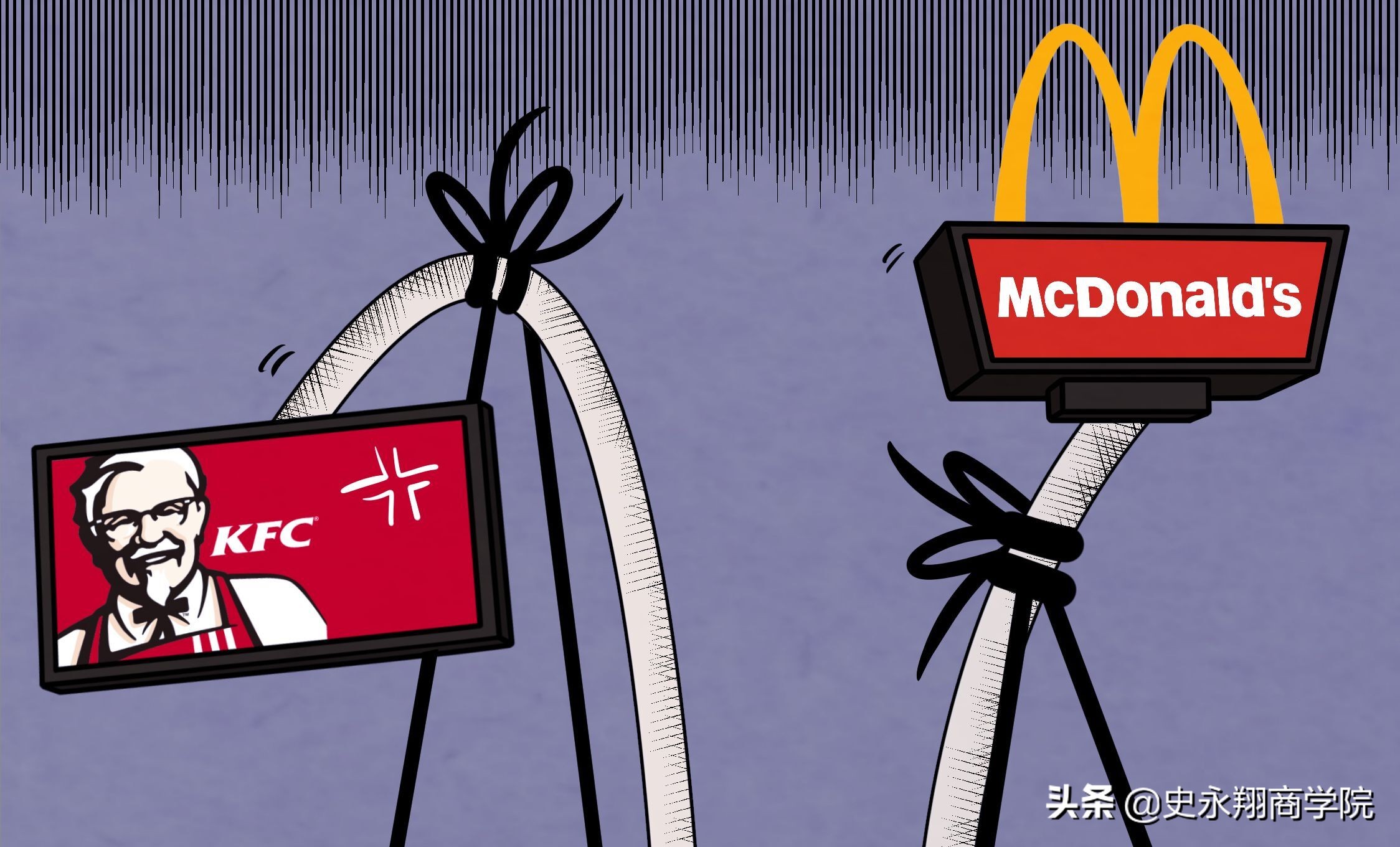 麦当劳vs肯德基市值,肯德基为什么规模比麦当劳小