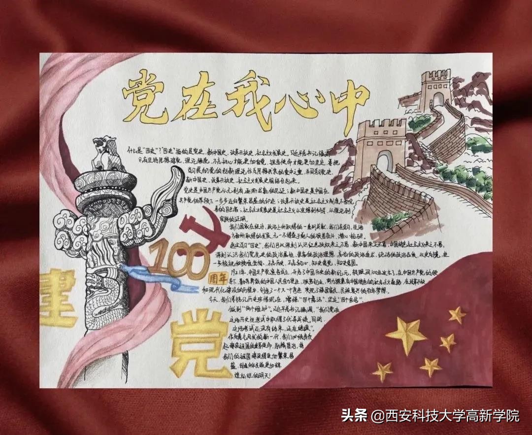 献礼百年|高新er手绘爱*党**情