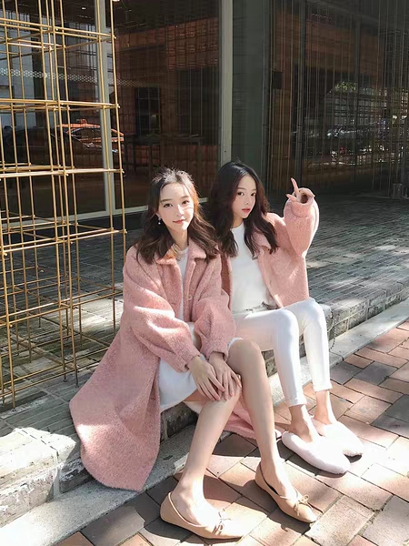 毛呢香风短款外套女秋冬最新款,中款毛呢外套穿搭短款