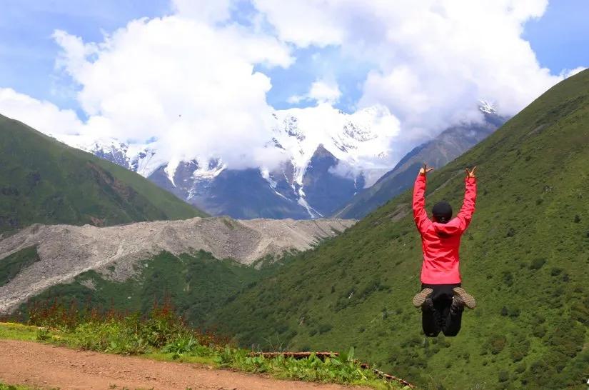 贡嘎山的徒步,贡嘎雪山大环线徒步游记