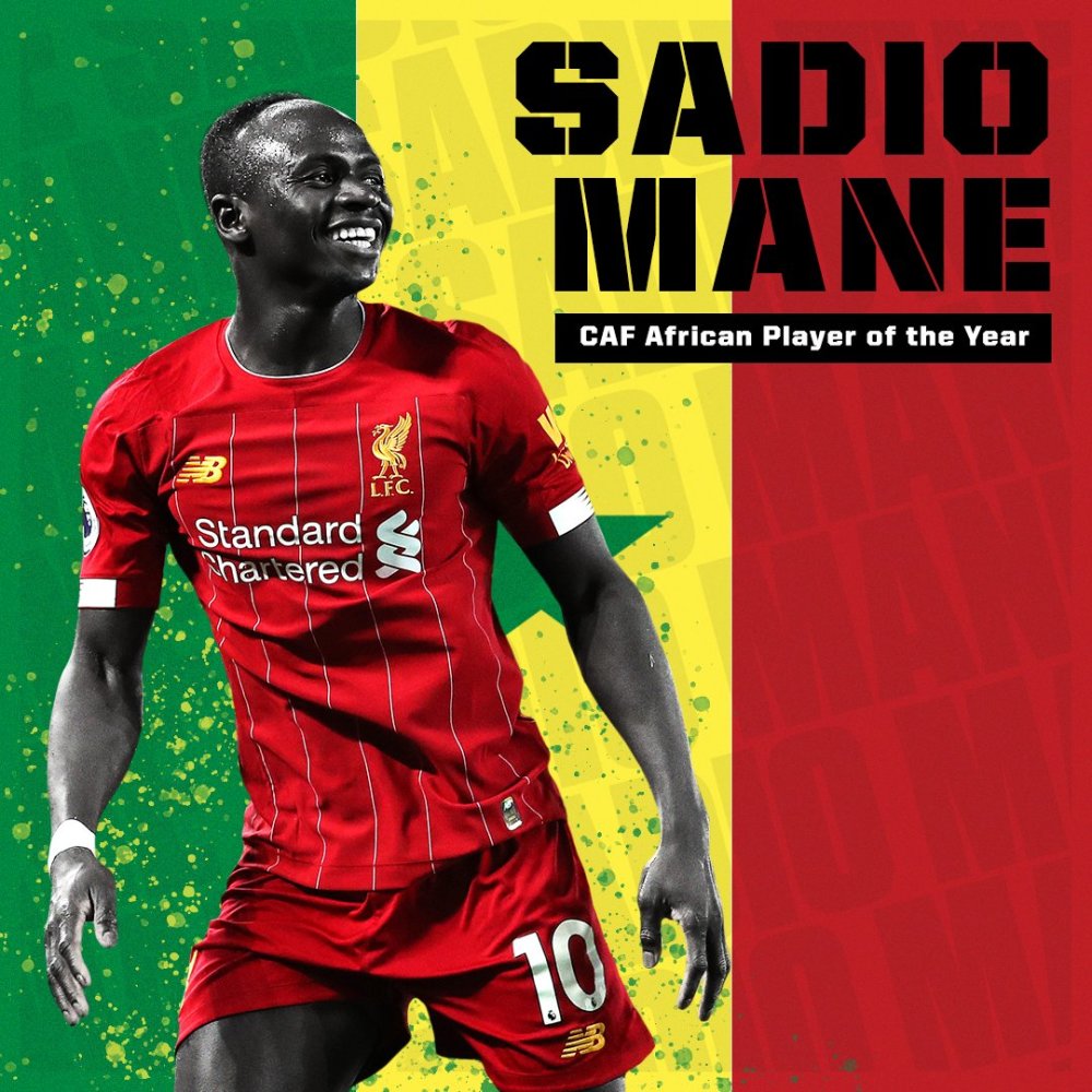 2019年度非洲足联颁奖一览？马内足球先生？阿尔及利亚获最佳球队