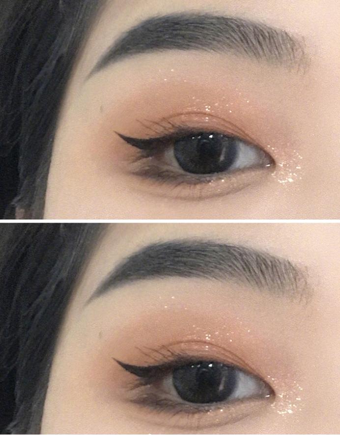 眼睛小不割双眼皮怎么变大,眼睛大无卧蚕怎么画眼妆