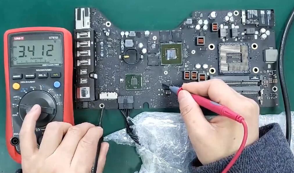 a1418苹果一体机主板维修,a1418一体机不开机