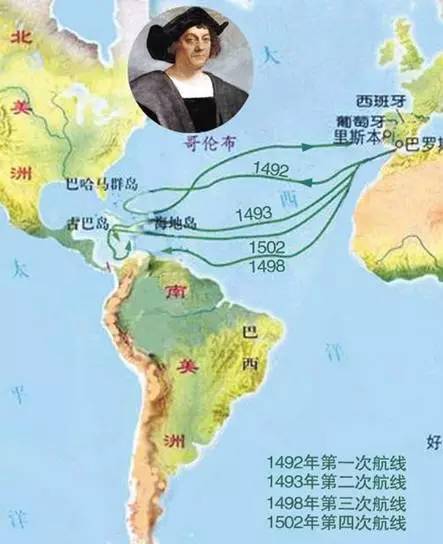 西葡两国为海上探索起争端，不靠谱信息误导哥伦布，绝望行驶70天