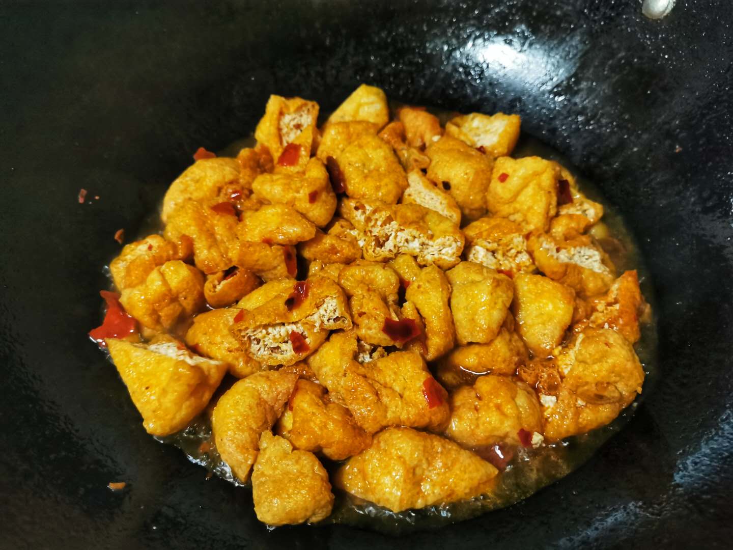 油豆腐好吃的炒法,油豆腐最好吃的做法第一美食