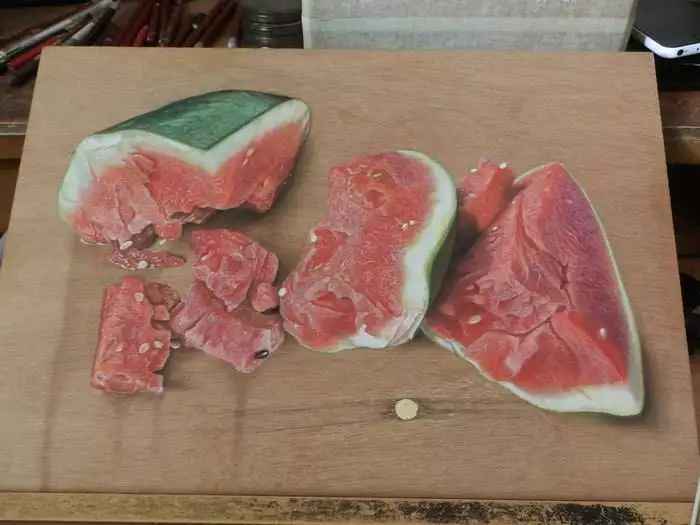 3d超写实彩铅画,超写实彩铅手绘细腻的让人咋舌