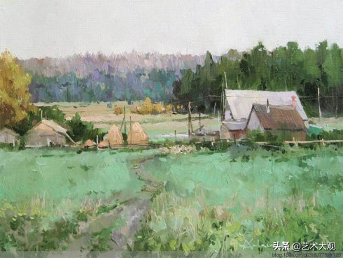 delbertgish风景油画作品欣赏,亚历山大尤扎科夫油画作品欣赏