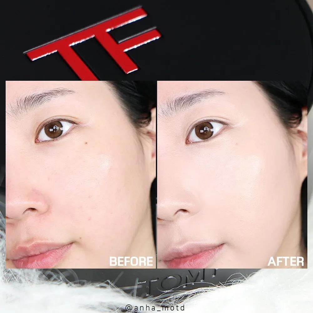 tf全新皮气垫测评,tf金色哑光气垫