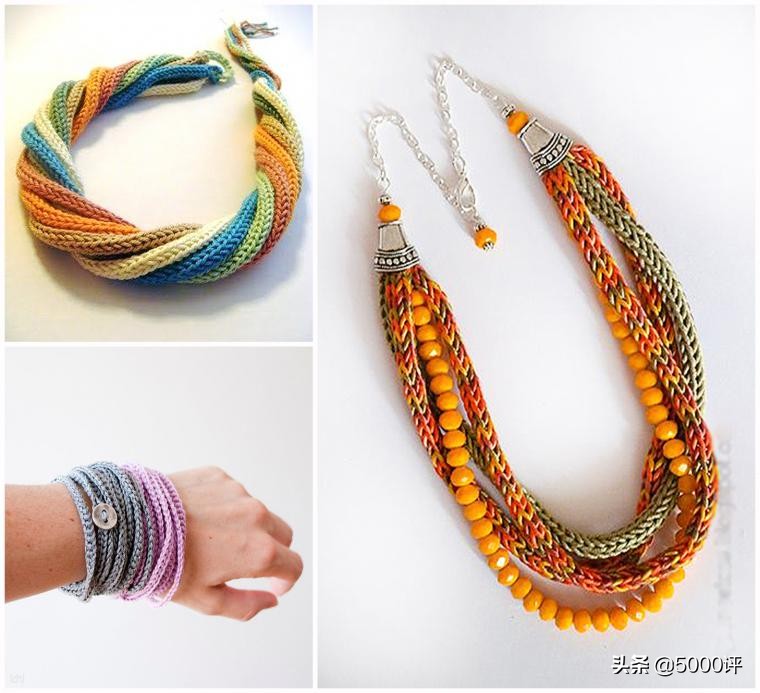 钩织饰品小星星,精品小饰品钩织