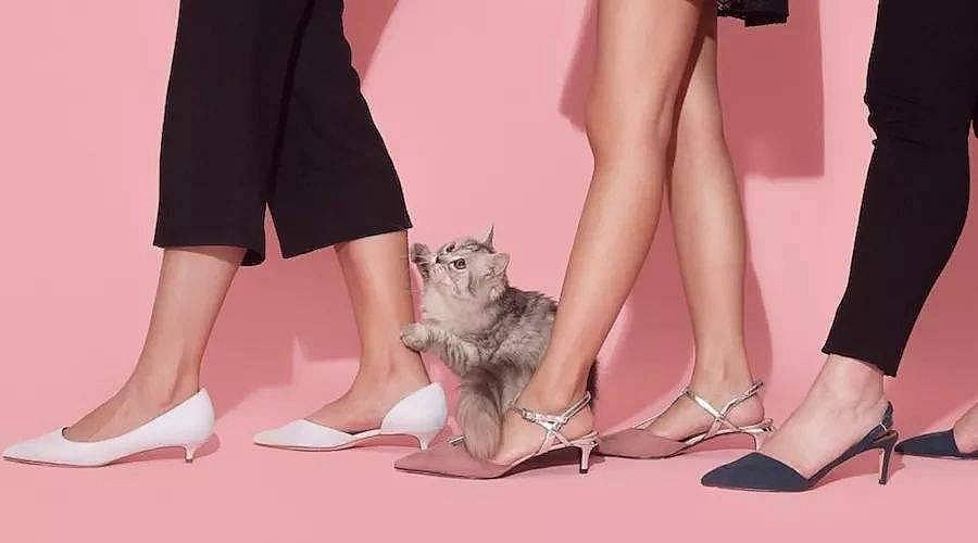 露趾高跟鞋选什么鞋型,纯皮软猫爪高跟鞋