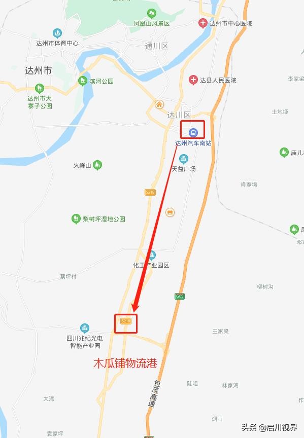 达州客运南站搬迁,达州市汽车南站新址