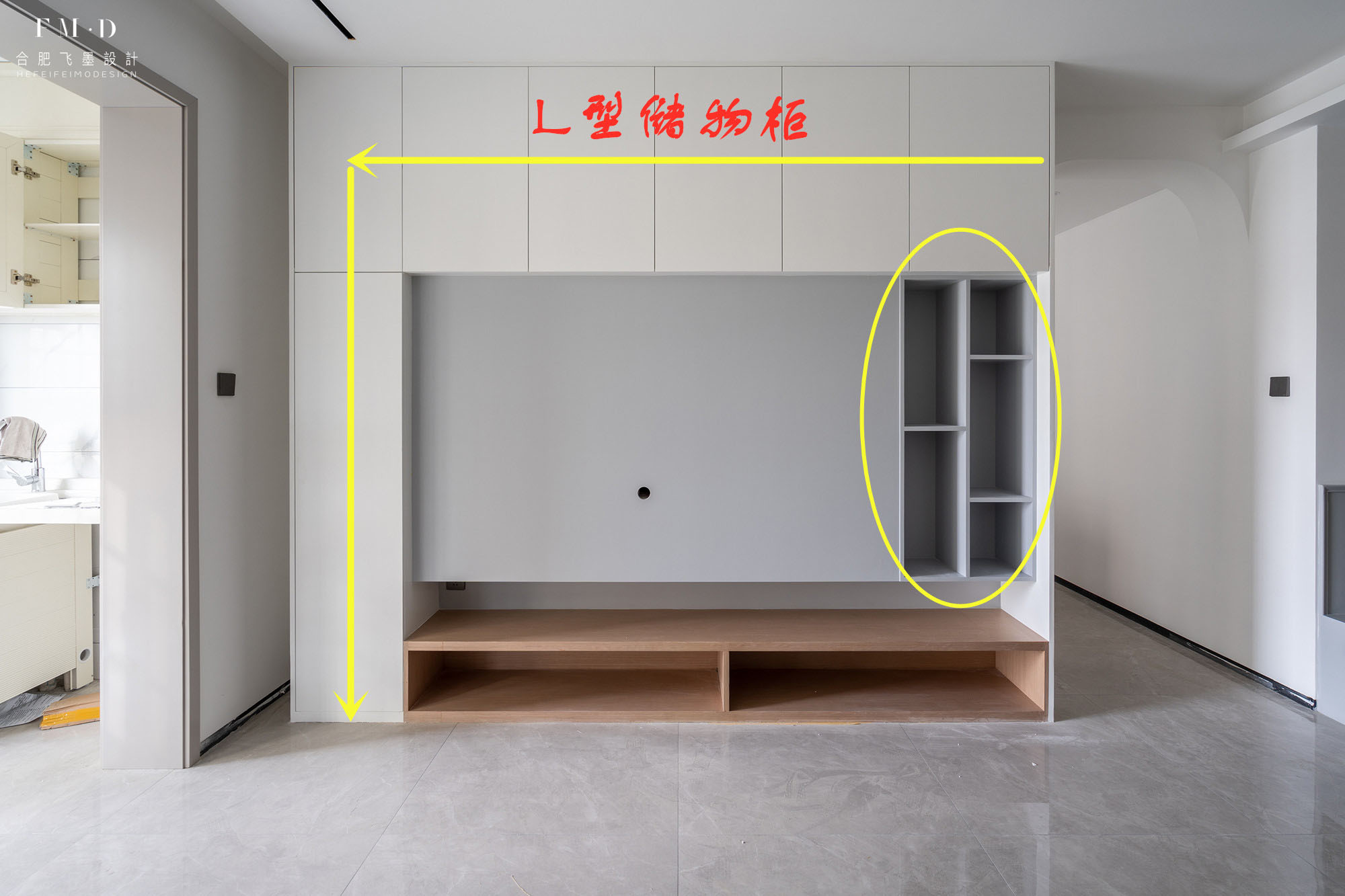 电视柜半墙收纳柜一体设计,满墙电视柜做壁龛怎么做比较结实