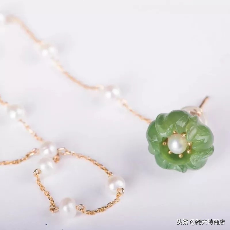 珍珠耳钉宋慧乔牛仔同款,宋慧乔同款短发造型