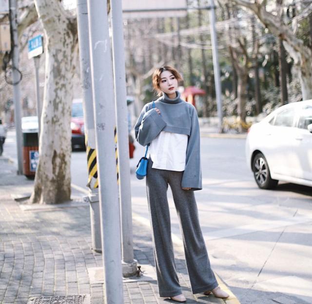 时尚百搭秋冬阔腿长裤,秋冬百搭加绒加厚显瘦长裤