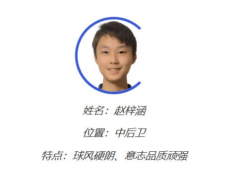 「蓝·小将」赵梓涵:伤疤是铁卫的勋章