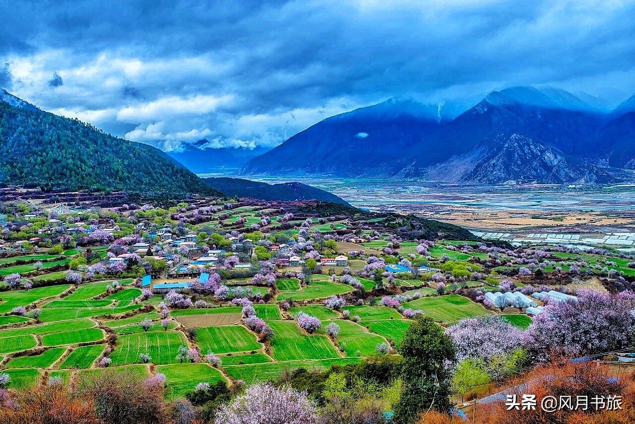 成都出发林芝旅游攻略图,金川梨花节自驾游五日线路图