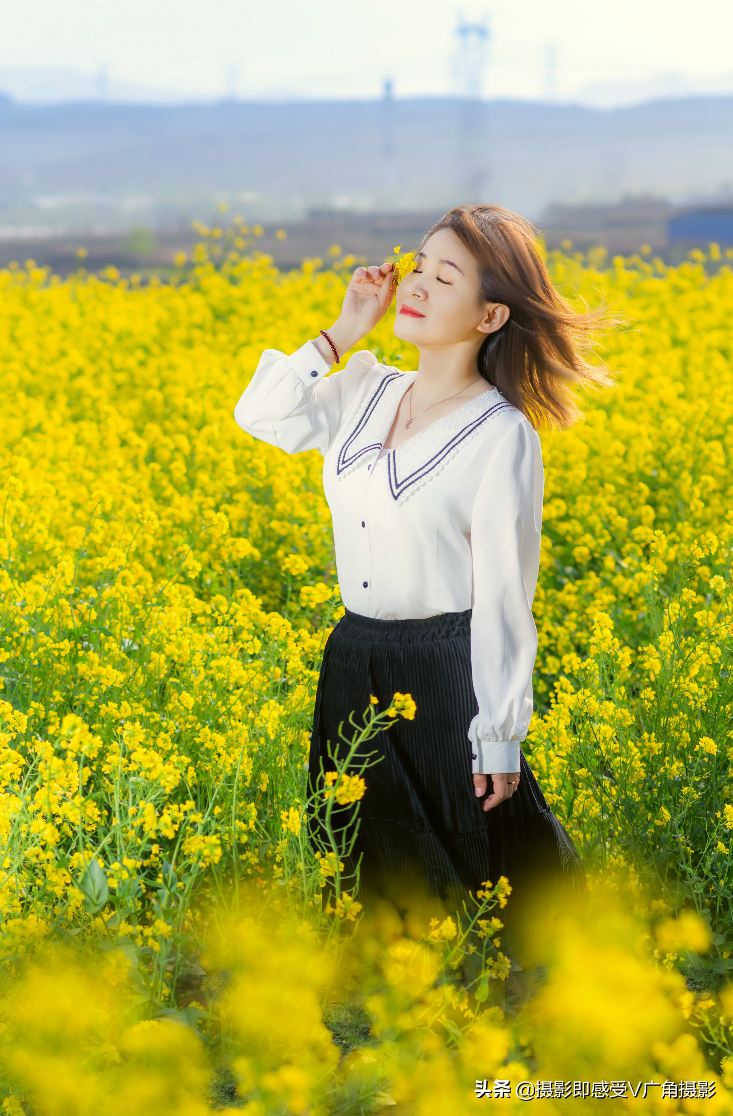 花田拍摄技巧,花田里拍照片怎么拍出高级感