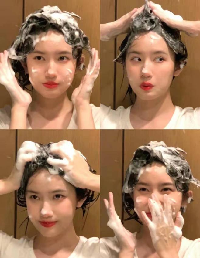 长发飘飘洗发护发,头发越洗越多的洗发方法