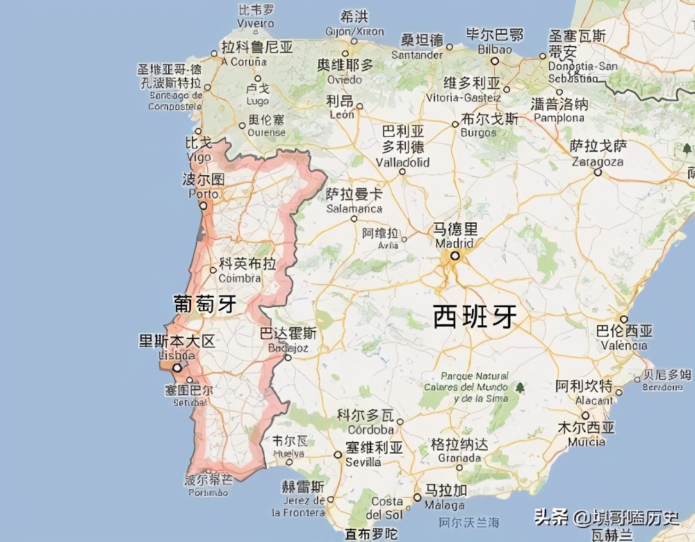 葡萄牙vs西班牙伊比利亚半岛,伊比利亚半岛简介葡萄牙