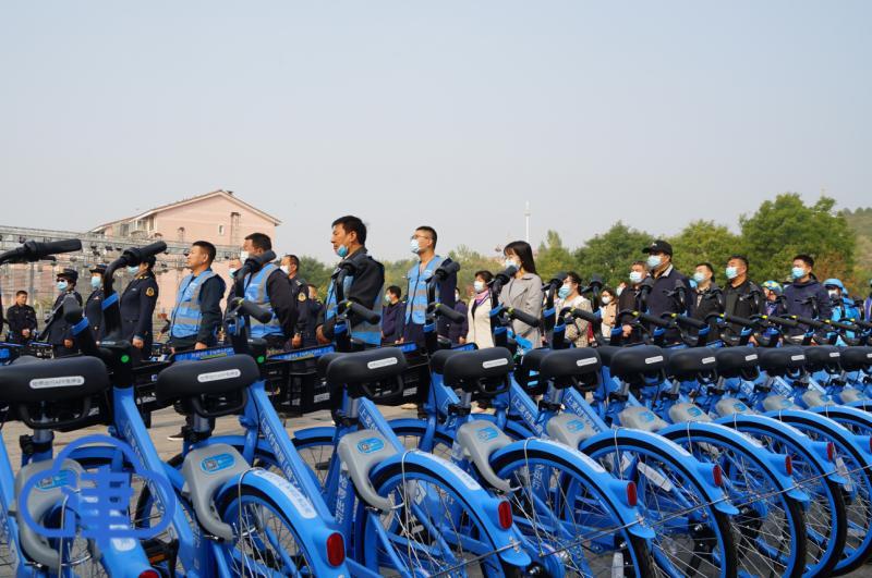 首批1500辆共享单车进入蓟州区全新“P点还车”技术解决停放秩序问题