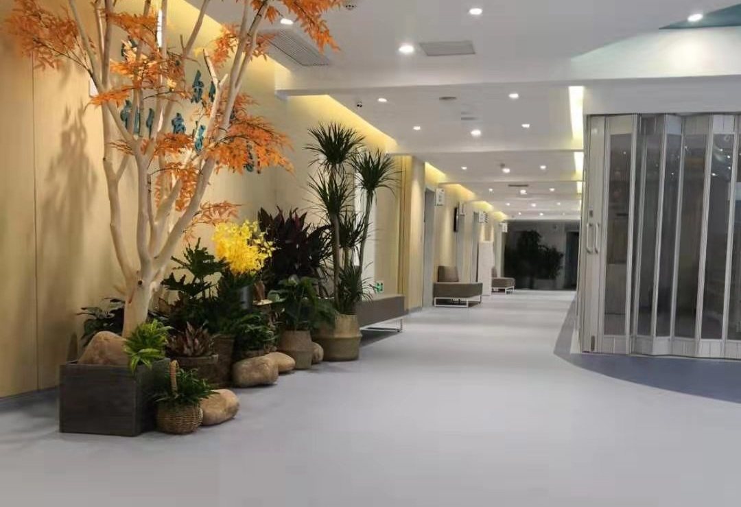 洁福pvc塑胶地板厂家,洁福pvc卷材地板医用