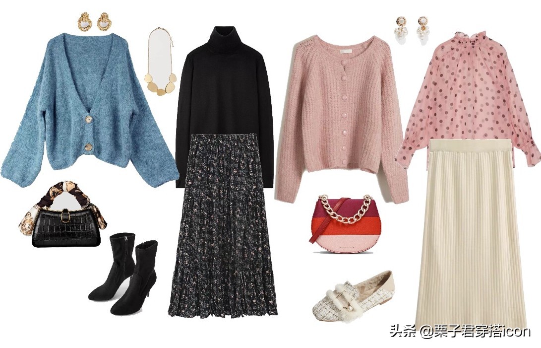 amass小香风奶奶衫,奶奶加绒加厚纯山羊绒衫