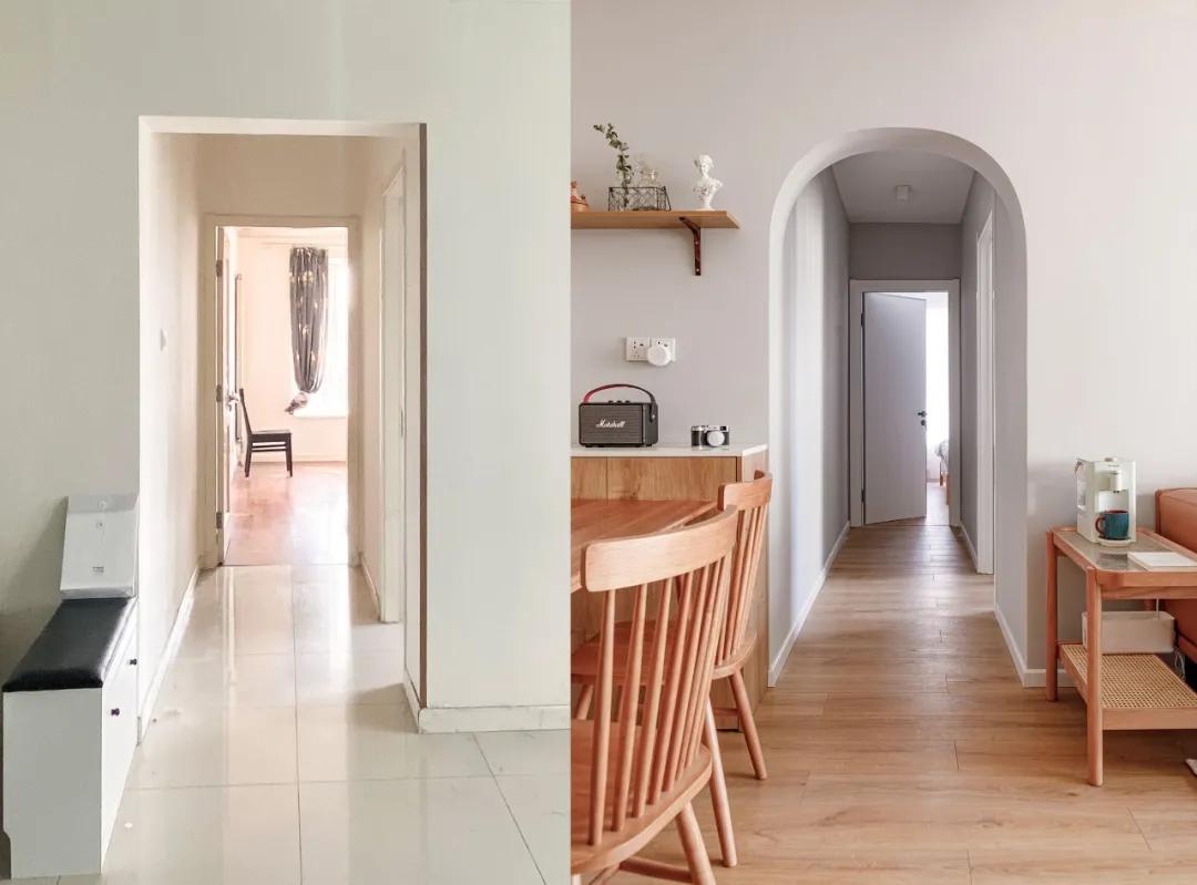 夫妻花13万装修两居室,北京小夫妻67平米两房