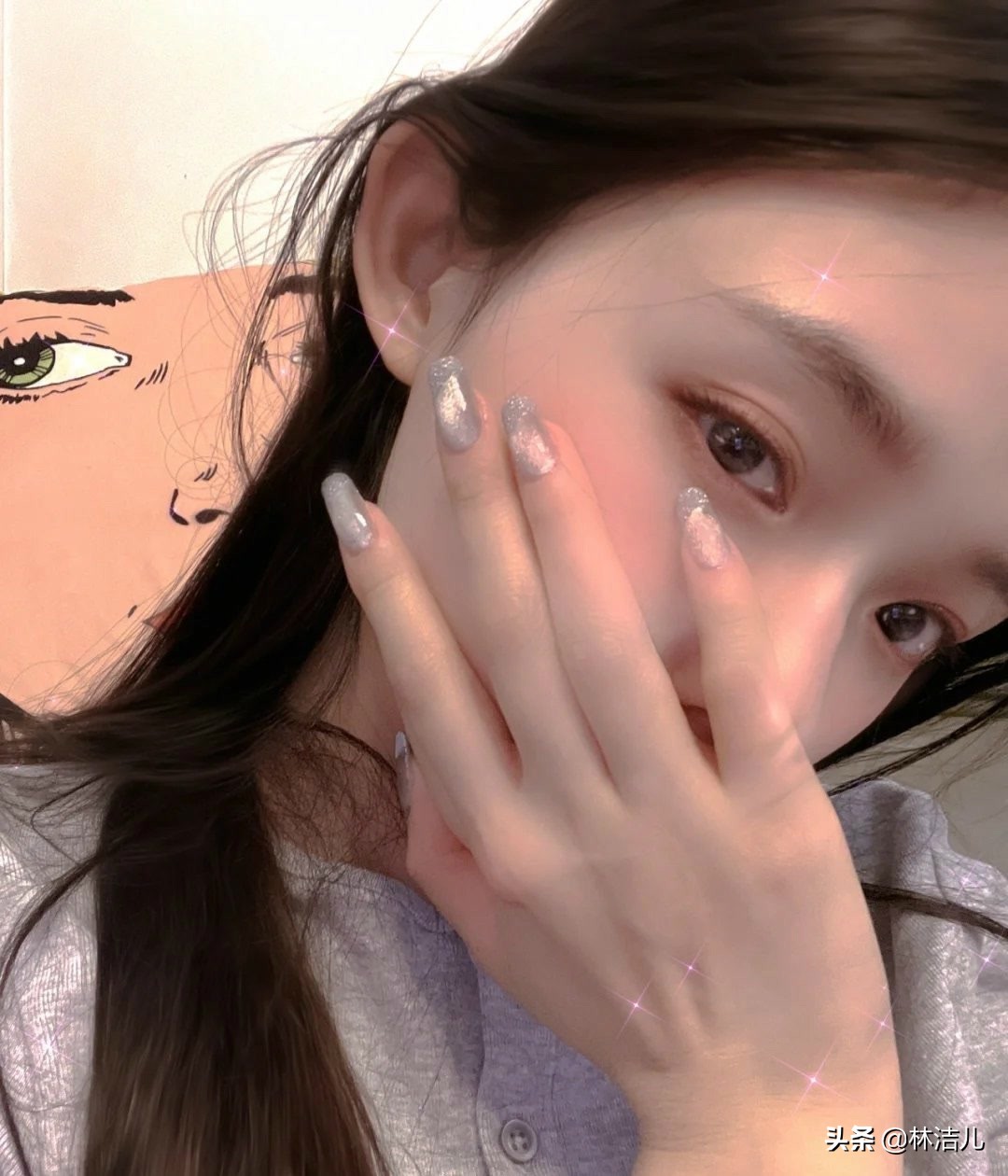 林允自己做美甲视频,林允美甲教程