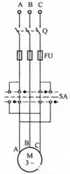 洗衣机洗涤电机正反转原理,电机正反转控制线路及工作原理