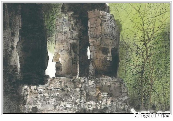 卢禹舜中国画欣赏,卢禹舜先生山水画创作