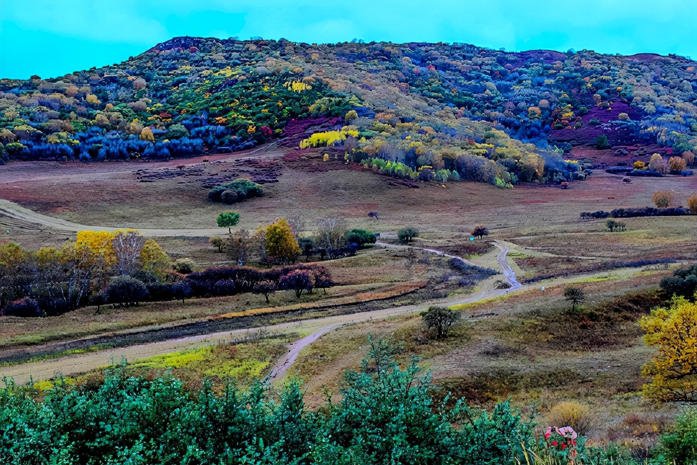 行摄美景,行摄塞外美景