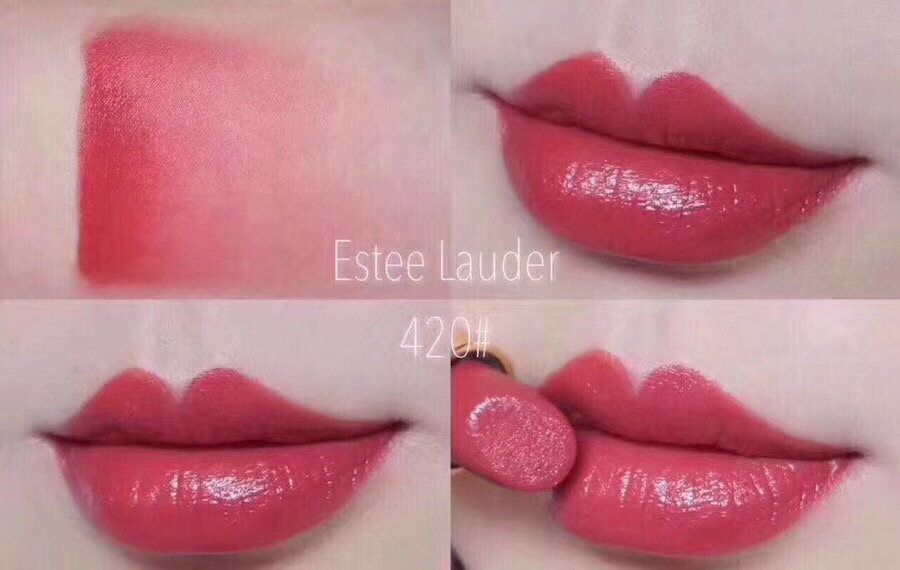 雅诗兰黛倾慕122口红试色,雅诗兰黛金管口红305试色