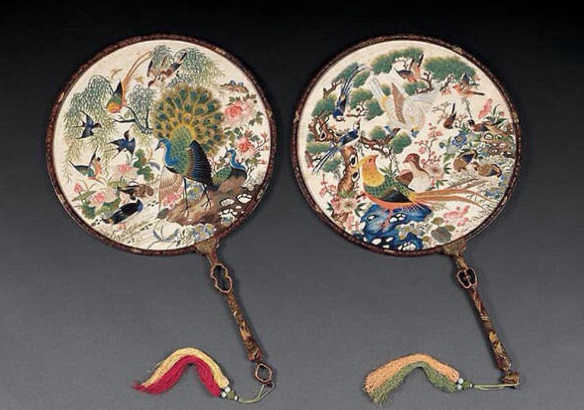 异域古风折扇,中国风扇子折扇