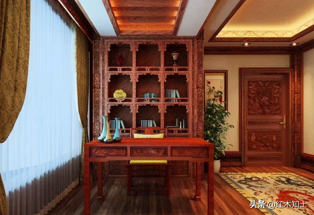 别墅摆什么红木家具好点,红木家具别墅摆放实拍套路